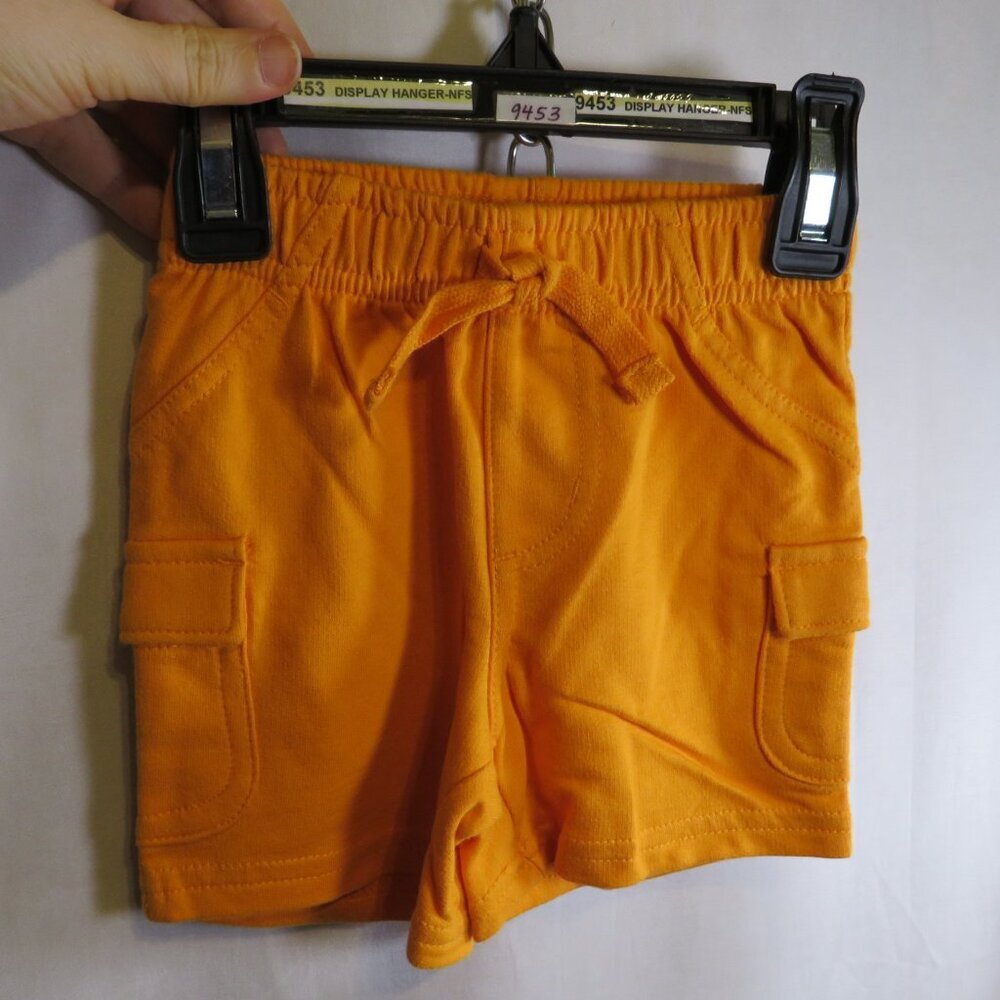 Baby Orange Floral Bodysuit & Shorts 6mts 100% cotton - Picture 2 of 10